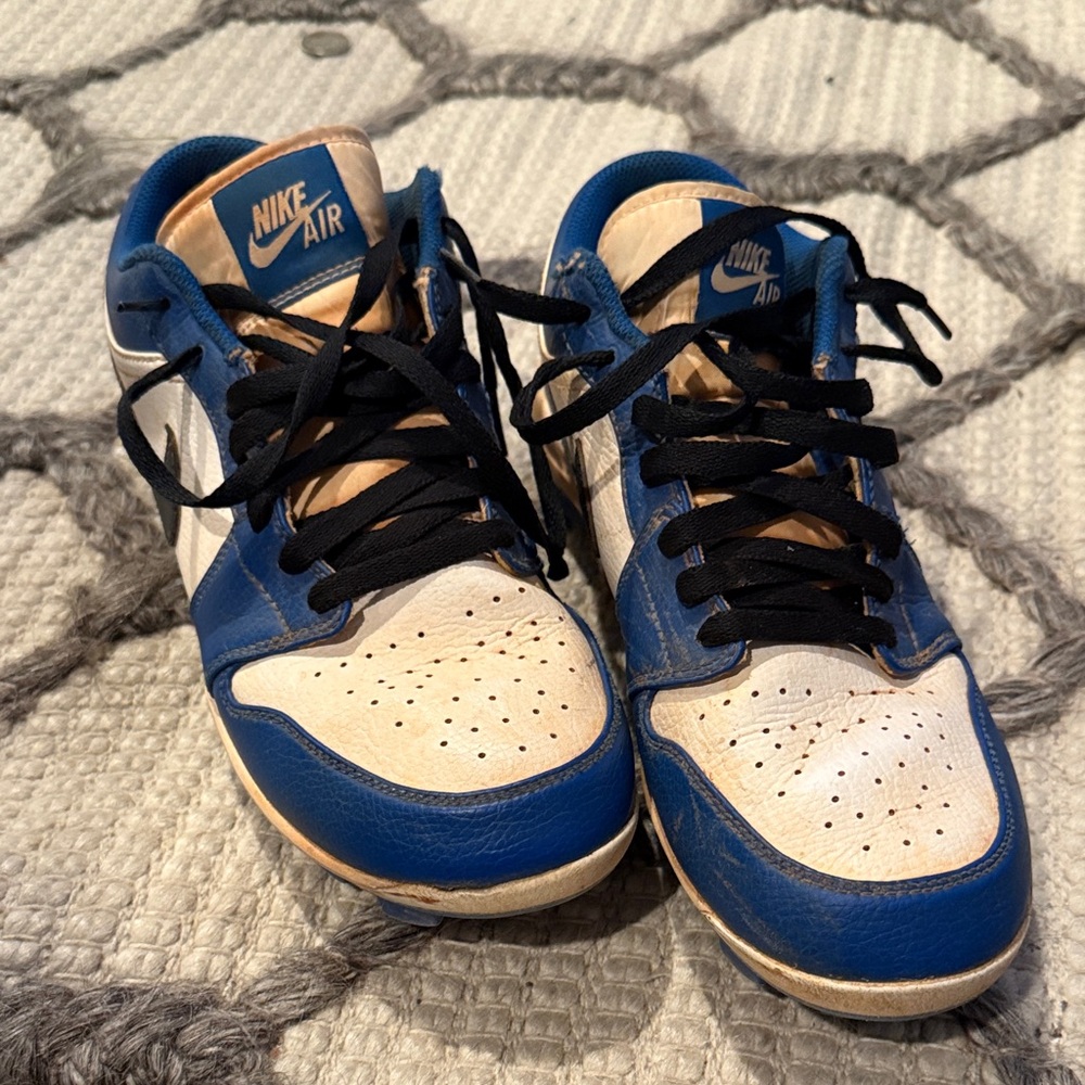 Nike Air Blue and Cream Sneakers